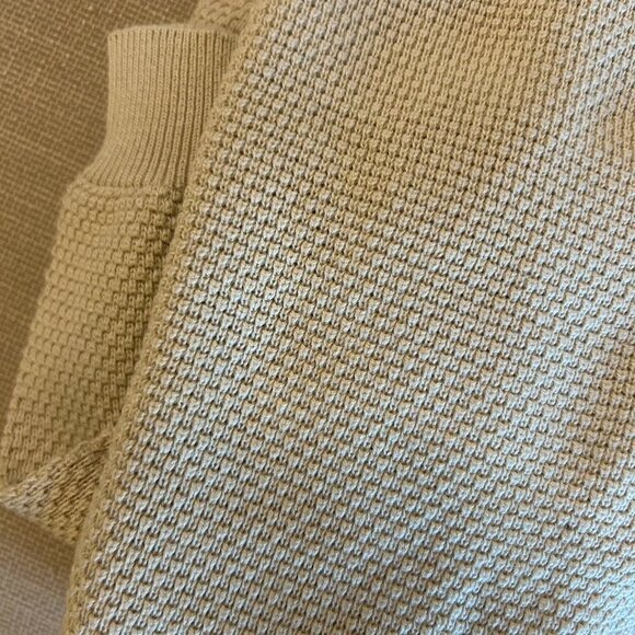 NEW Free People Hailee Sweater Midi Knit Dress Large Au Lait Cream Ivory - Picture 5 of 5